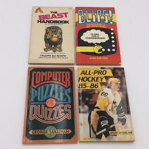 4 Vintage Scholastic Kids Books 1981-1985